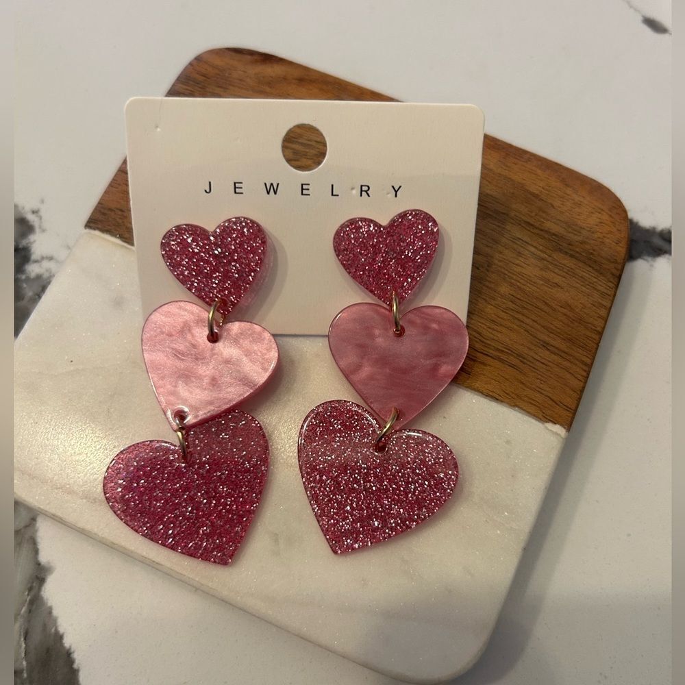 Valentine dangle earrings